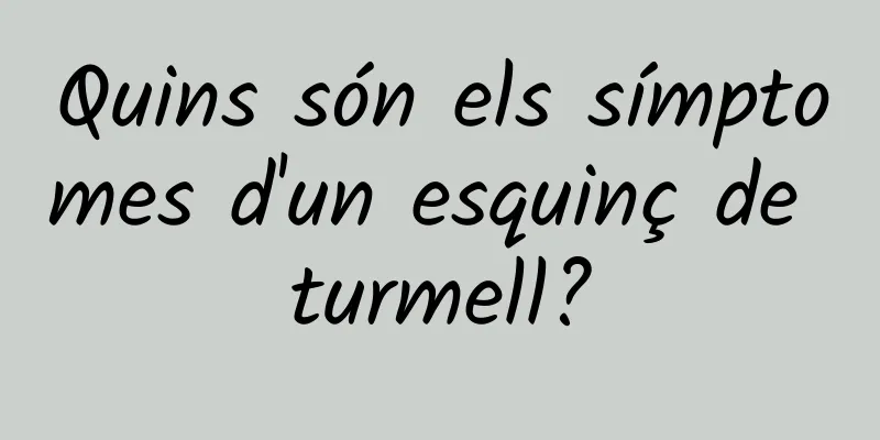 Quins són els símptomes d'un esquinç de turmell?