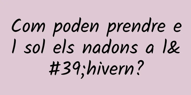 Com poden prendre el sol els nadons a l'hivern?
