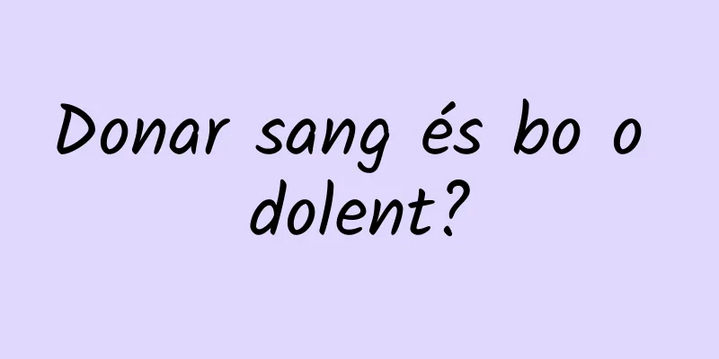 Donar sang és bo o dolent?