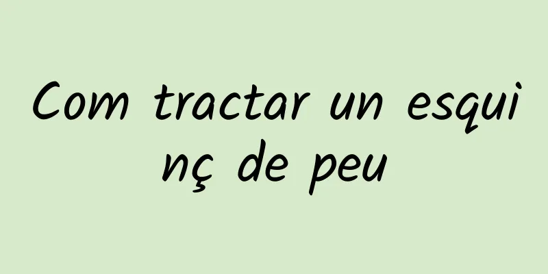 Com tractar un esquinç de peu