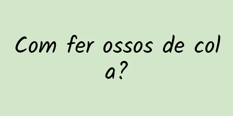 Com fer ossos de cola?