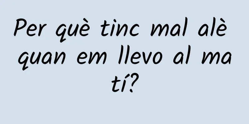 Per què tinc mal alè quan em llevo al matí?