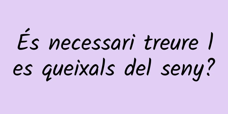 És necessari treure les queixals del seny?