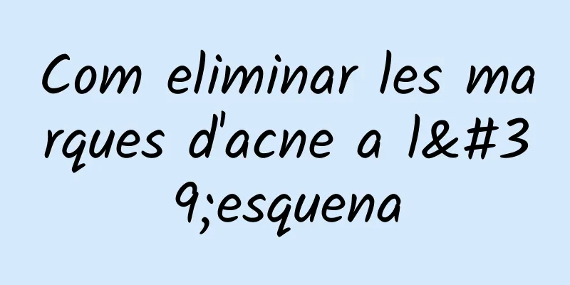 Com eliminar les marques d'acne a l'esquena