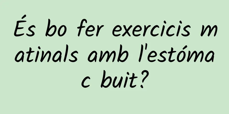 És bo fer exercicis matinals amb l'estómac buit?