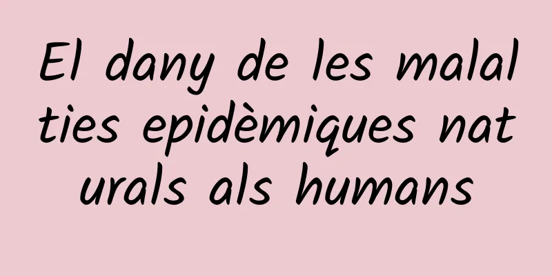 El dany de les malalties epidèmiques naturals als humans