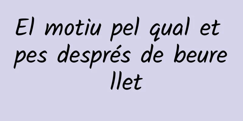 El motiu pel qual et pes després de beure llet