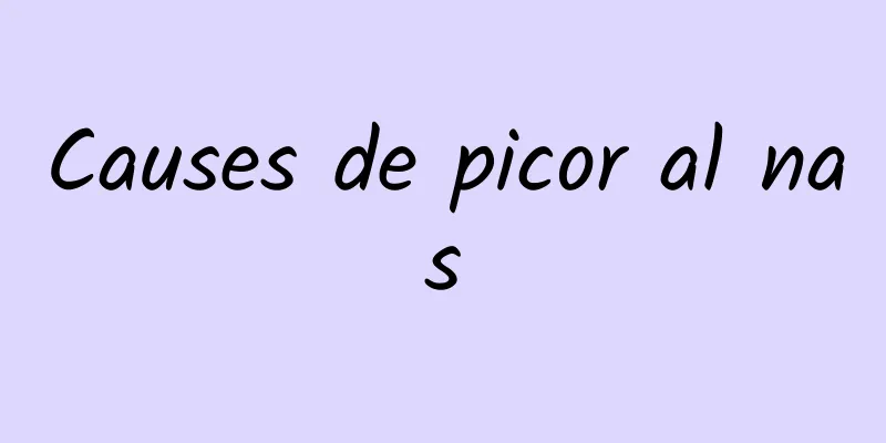 Causes de picor al nas