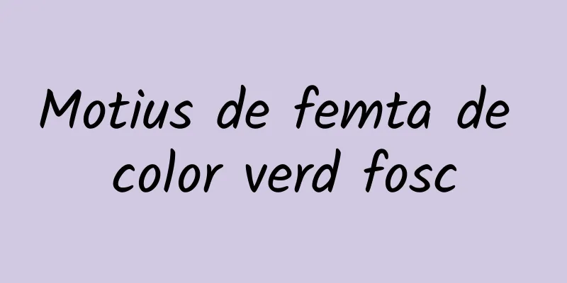 Motius de femta de color verd fosc