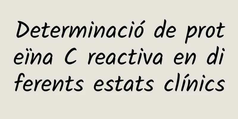 Determinació de proteïna C reactiva en diferents estats clínics