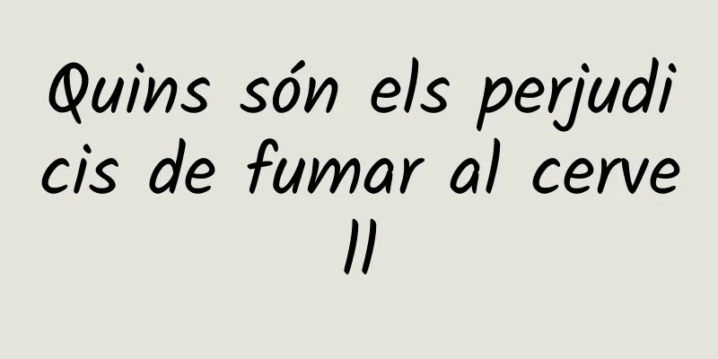 Quins són els perjudicis de fumar al cervell