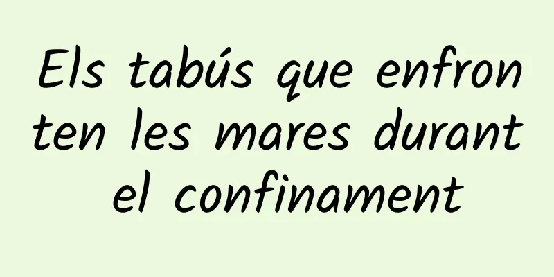 Els tabús que enfronten les mares durant el confinament