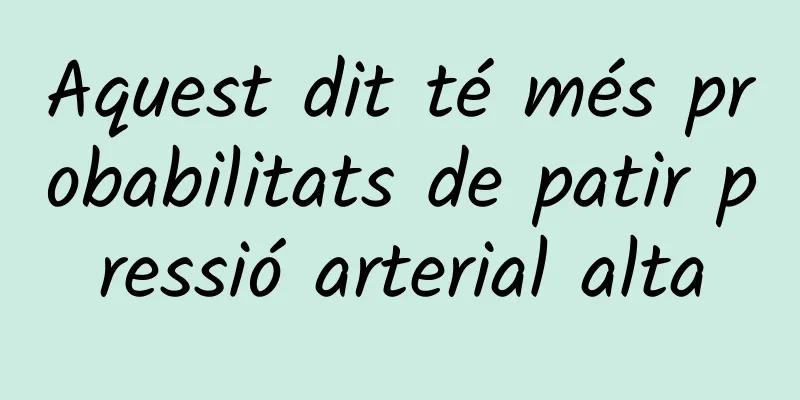 Aquest dit té més probabilitats de patir pressió arterial alta