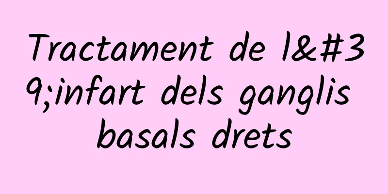 Tractament de l'infart dels ganglis basals drets