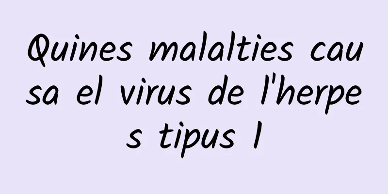 Quines malalties causa el virus de l'herpes tipus 1