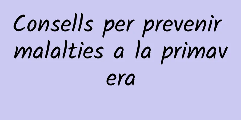 Consells per prevenir malalties a la primavera