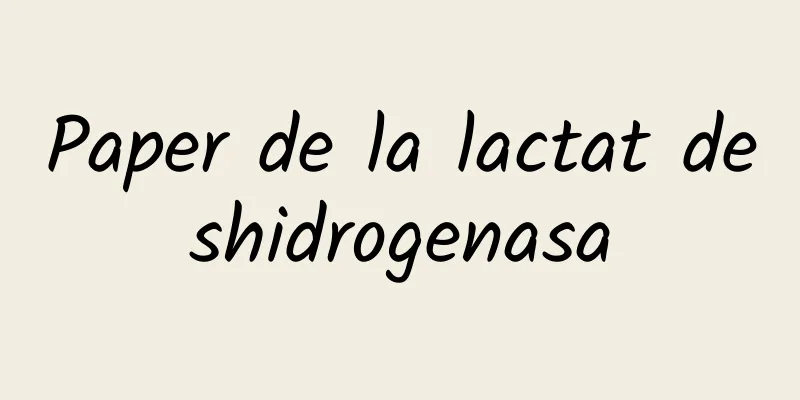 Paper de la lactat deshidrogenasa