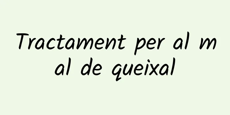 Tractament per al mal de queixal