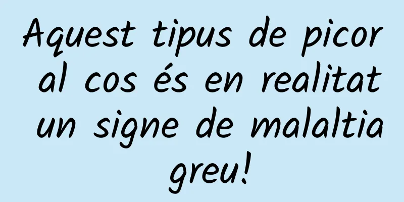 Aquest tipus de picor al cos és en realitat un signe de malaltia greu!