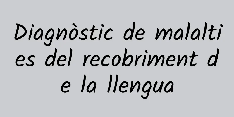 Diagnòstic de malalties del recobriment de la llengua