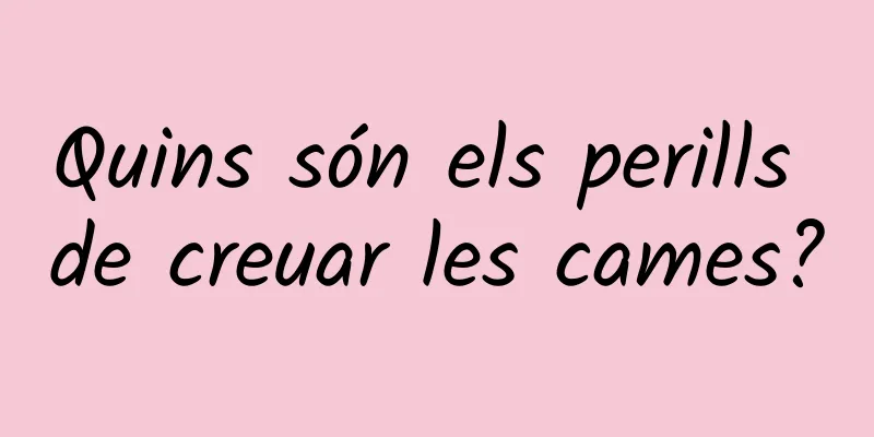 Quins són els perills de creuar les cames?