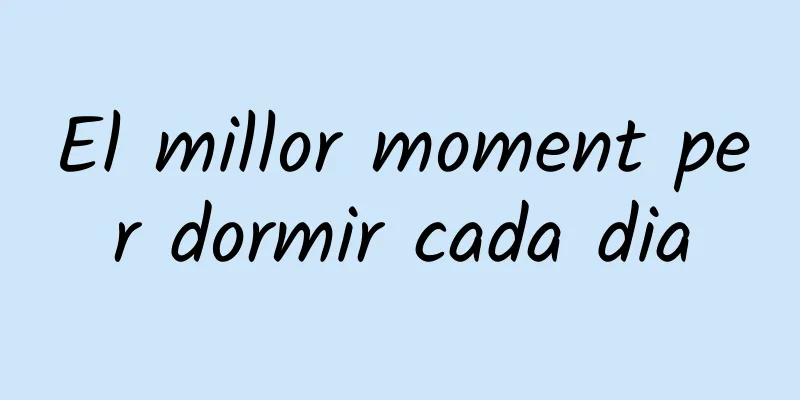 El millor moment per dormir cada dia