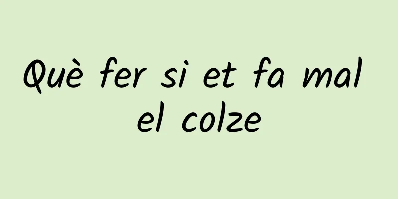 Què fer si et fa mal el colze