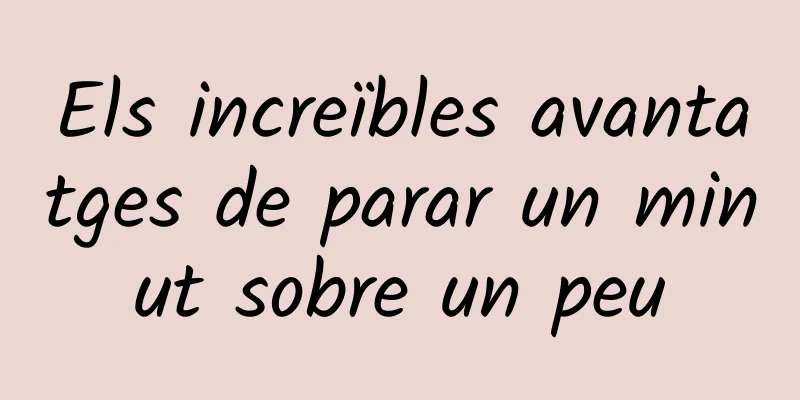 Els increïbles avantatges de parar un minut sobre un peu