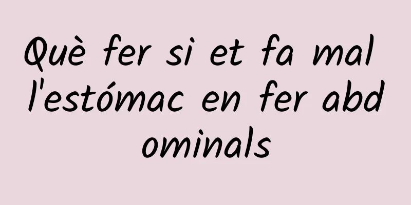 Què fer si et fa mal l'estómac en fer abdominals