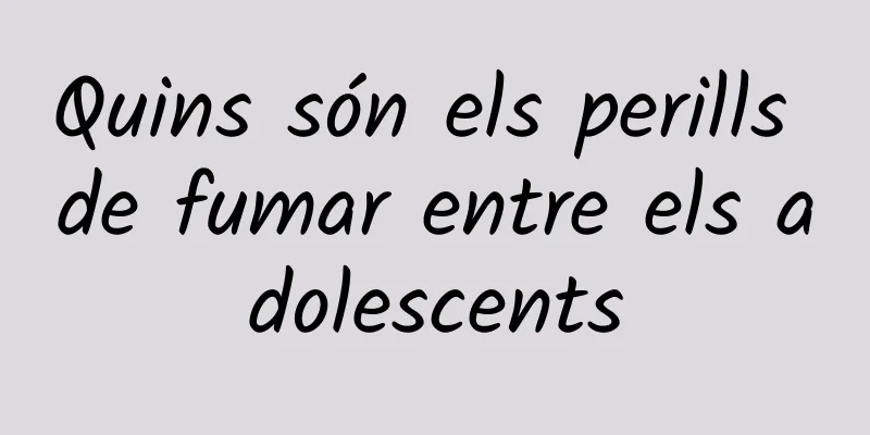 Quins són els perills de fumar entre els adolescents