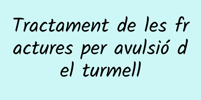 Tractament de les fractures per avulsió del turmell