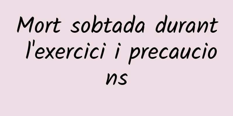 Mort sobtada durant l'exercici i precaucions