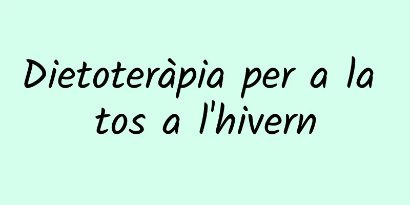 Dietoteràpia per a la tos a l'hivern