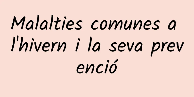 Malalties comunes a l'hivern i la seva prevenció