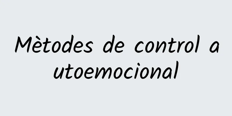 Mètodes de control autoemocional
