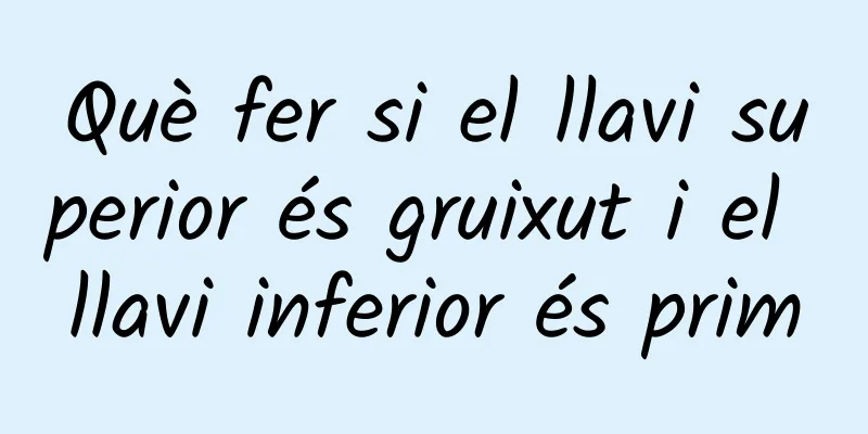Què fer si el llavi superior és gruixut i el llavi inferior és prim
