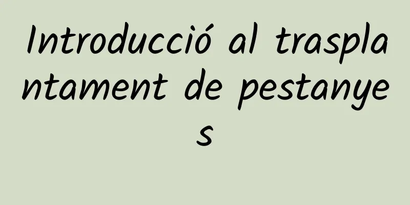 Introducció al trasplantament de pestanyes