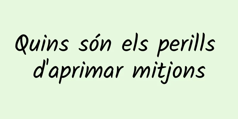 Quins són els perills d'aprimar mitjons