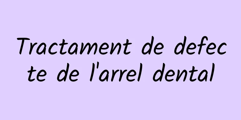 Tractament de defecte de l'arrel dental