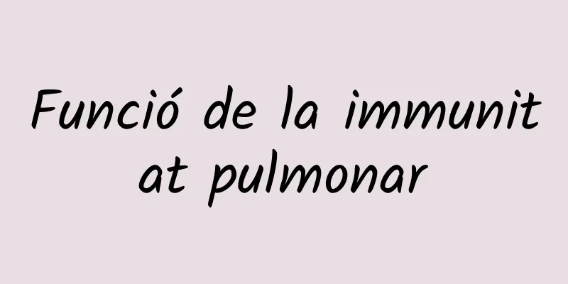Funció de la immunitat pulmonar