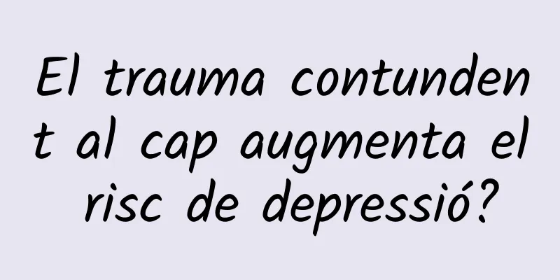 El trauma contundent al cap augmenta el risc de depressió?