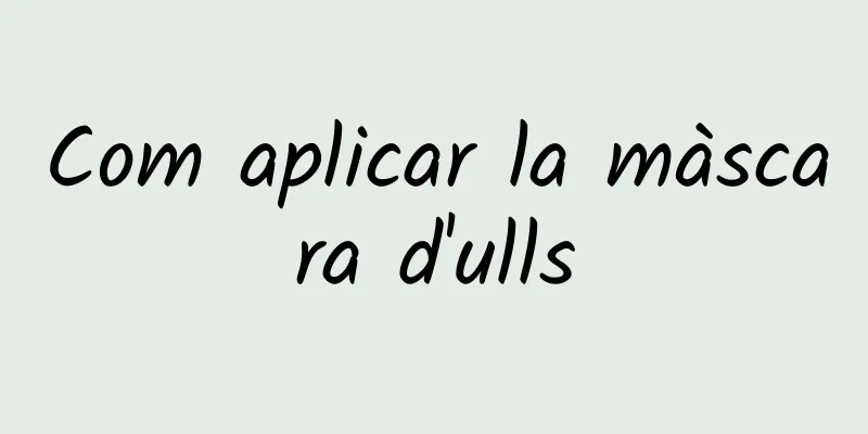 Com aplicar la màscara d'ulls