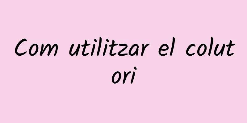 Com utilitzar el colutori