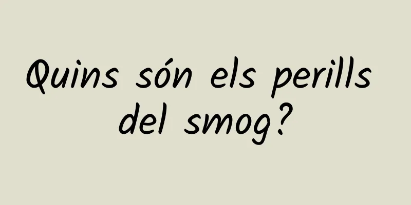 Quins són els perills del smog?