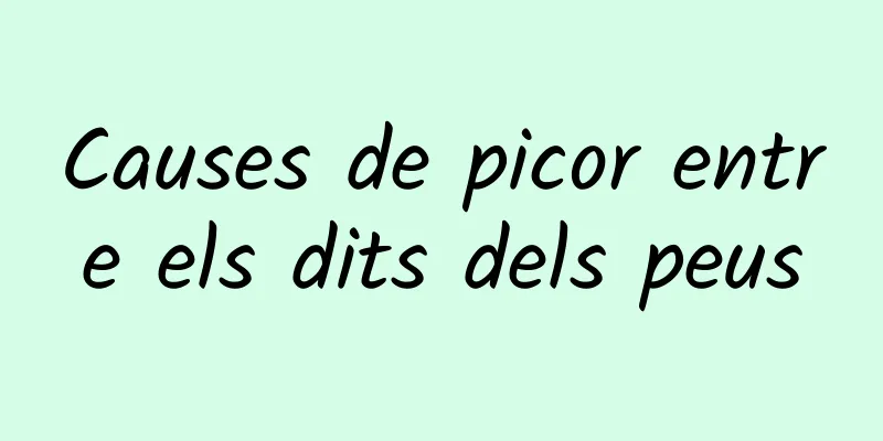 Causes de picor entre els dits dels peus