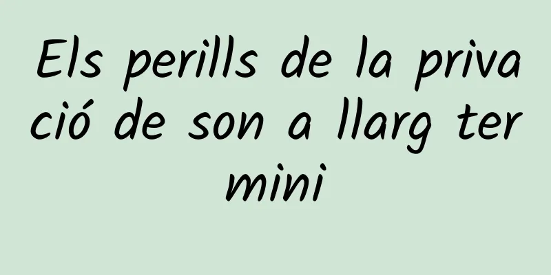 Els perills de la privació de son a llarg termini