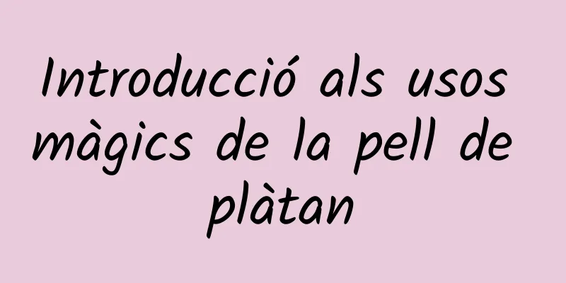Introducció als usos màgics de la pell de plàtan