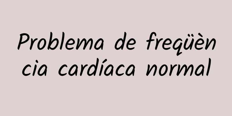 Problema de freqüència cardíaca normal