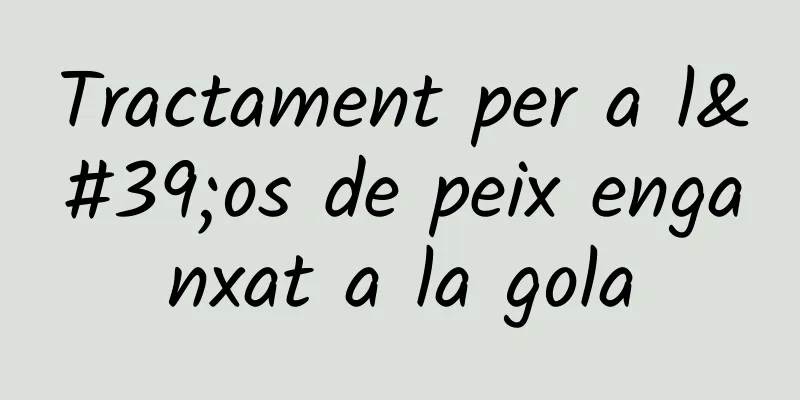 Tractament per a l'os de peix enganxat a la gola
