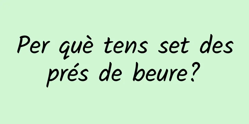 Per què tens set després de beure?
